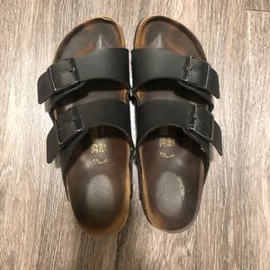 Used Birkenstock Sandals Black Womens
